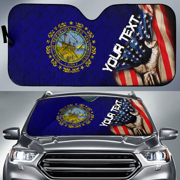 New Hampshire 1909 1931 Car Auto Sun Shade - America is a Part My Soul A7 | AmericansPower