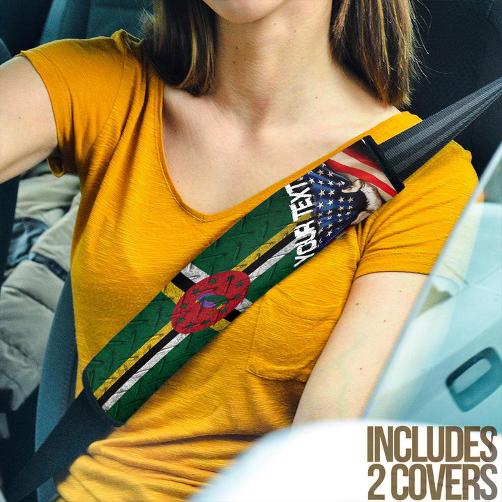 Dominica Car Seat Belt - America is a Part My Soul A7 | AmericansPower