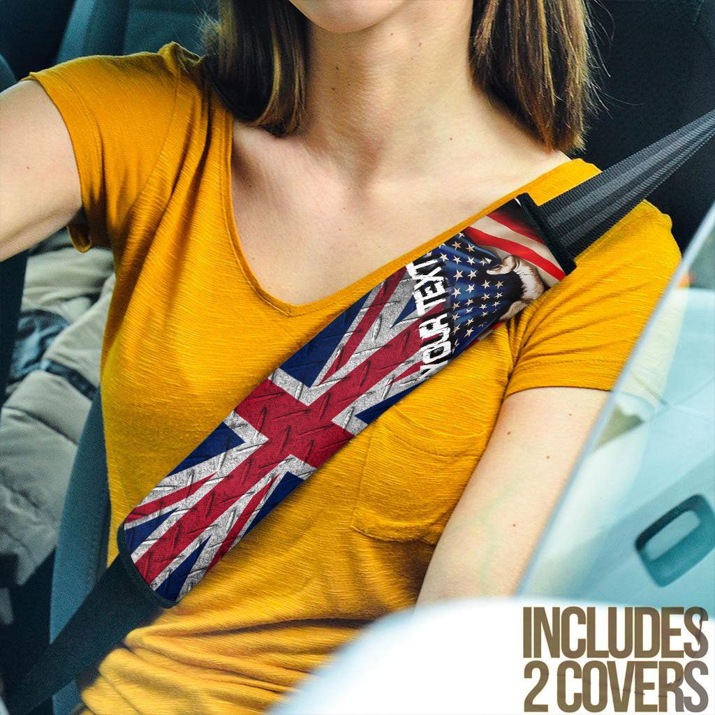 United Kingdom Union Jack Car Seat Belt - America is a Part My Soul A7 | AmericansPower