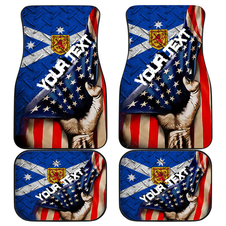 Australia Scottish Australian Flag Front and Back Car Mat - America is a Part My Soul A7 | AmericansPower