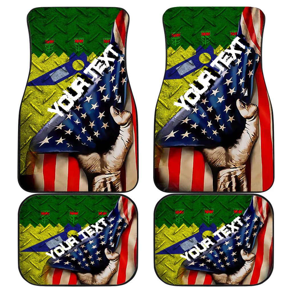 Australia Flag Of Launceston Tasmania Front and Back Car Mat - America is a Part My Soul A7 | AmericansPower