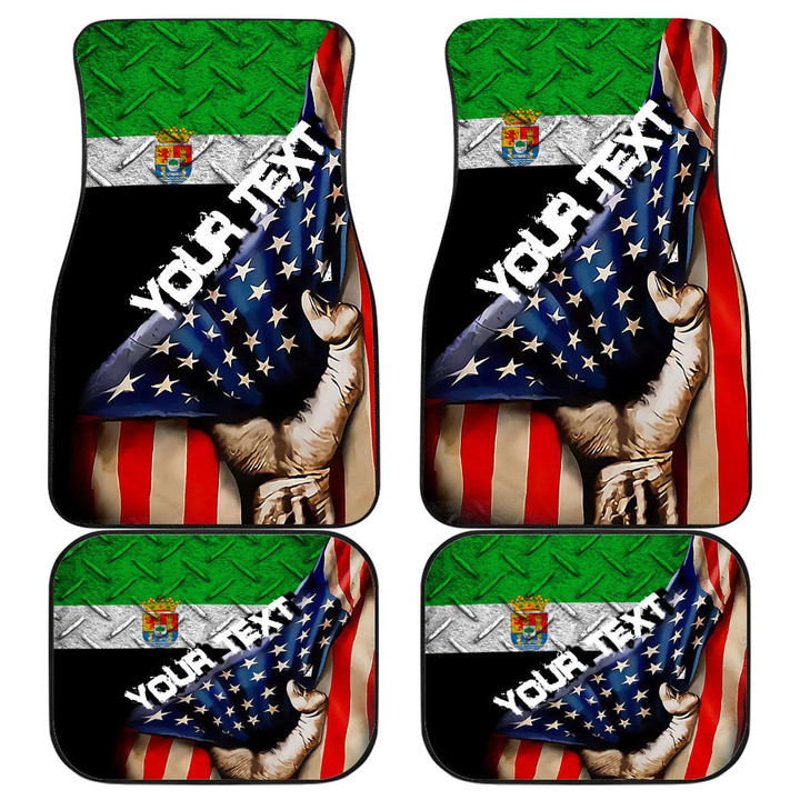 Extremadura Front and Back Car Mat - America is a Part My Soul A7 | AmericansPower