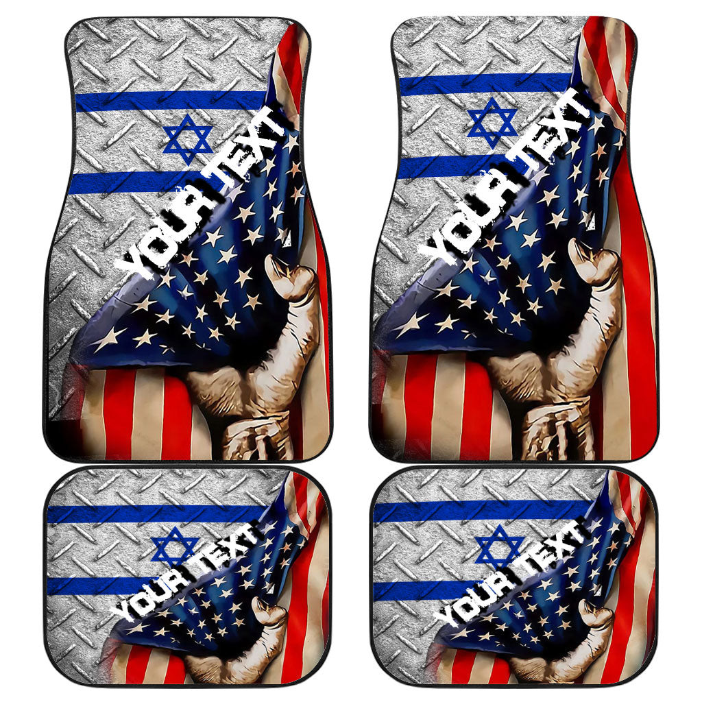 Israel Front and Back Car Mat - America is a Part My Soul A7 | AmericansPower