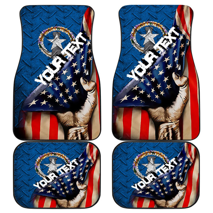 Northern Mariana Islands Front and Back Car Mat - America is a Part My Soul A7 | AmericansPower