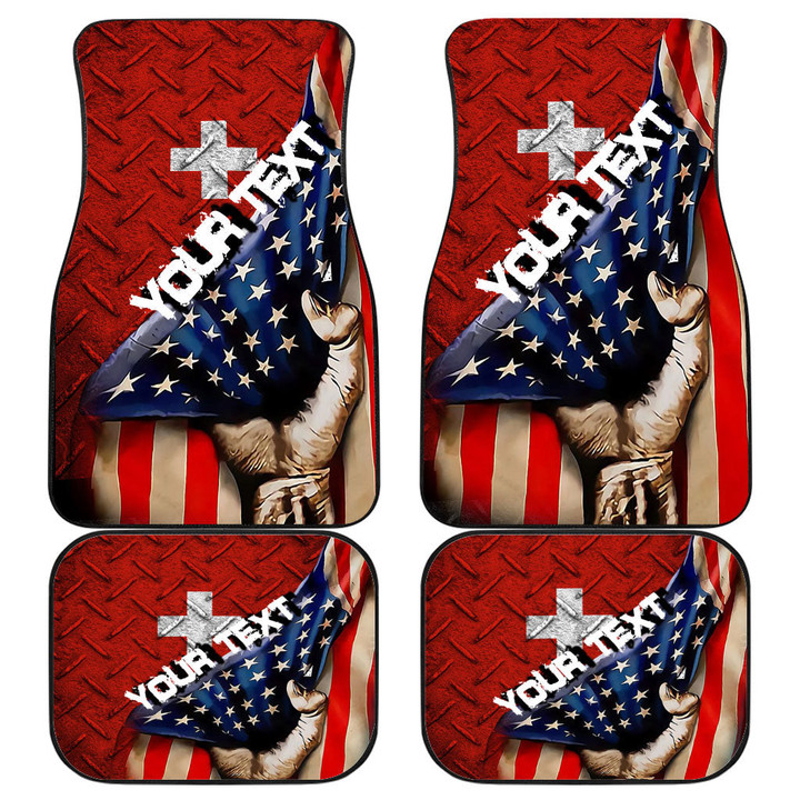 Switzerland Front and Back Car Mat - America is a Part My Soul A7 | AmericansPower