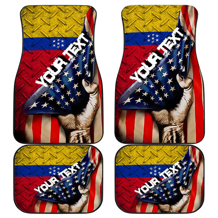 Venezuela Front and Back Car Mat - America is a Part My Soul A7 | AmericansPower