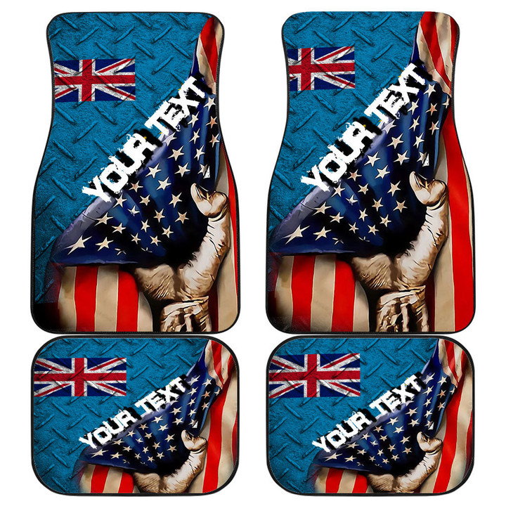 Tuvalu Front and Back Car Mat - America is a Part My Soul A7 | AmericansPower