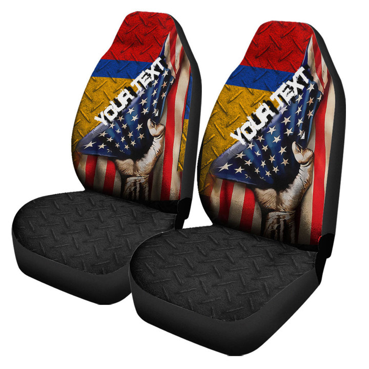 Armenia Car Seat Covers - America is a Part My Soul A7 | AmericansPower