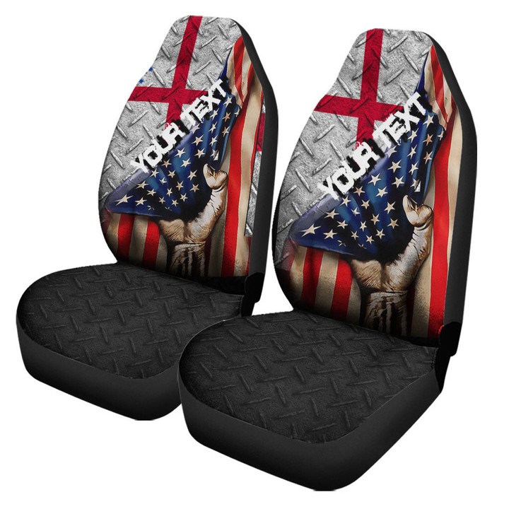 Australia Australian English Heritage Flag Car Seat Covers - America is a Part My Soul A7 | AmericansPower