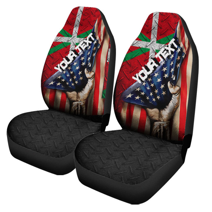 Basque Country Car Seat Covers - America is a Part My Soul A7 | AmericansPower