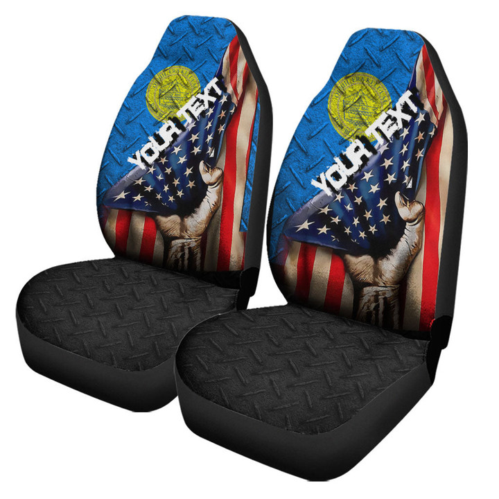 Palau Car Seat Covers - America is a Part My Soul A7 | AmericansPower