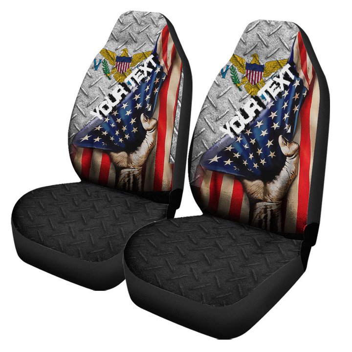 U.S. Virgin Islands Car Seat Covers - America is a Part My Soul A7 | AmericansPower