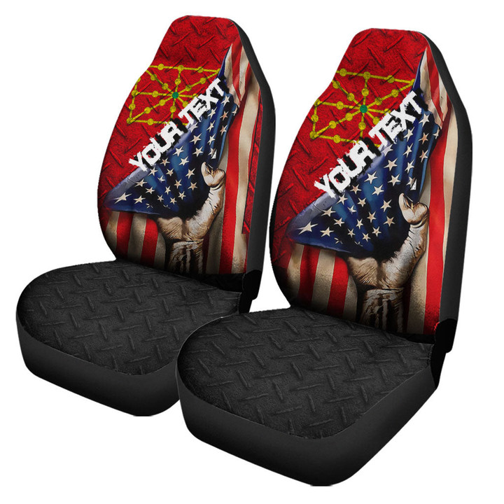 Navarra Car Seat Covers - America is a Part My Soul A7 | AmericansPower