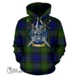 1stScotland - Gunn Modern Tartan Hoodie Celtic Scottish Warrior A79 | 1stScotland.com