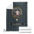 1stScotland Premium Blanket - Allardice Tartan Crest Blanket A7