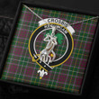 1stScotland Jewelry - Crosbie Clan Tartan Crest Graceful Love Giraffe Necklace A7 |  1stScotland