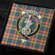 1stScotland Jewelry - Buchanan Ancient Clan Tartan Crest Graceful Love Giraffe Necklace A7 |  1stScotland