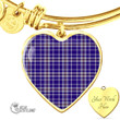 1stScotland Jewelry - Ochterlony Tartan Heart Bangle A7 | 1stScotland