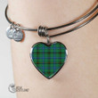 1stScotland Jewelry - Henderson Ancient Tartan Heart Bangle A7 | 1stScotland