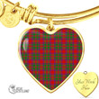 1stScotland Jewelry - Mackintosh Modern Tartan Heart Bangle A7 | 1stScotland