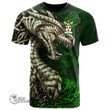 1stScotland Tee - Pitcairn Family Crest T-Shirt - Dragon & Claddagh Cross A7 | 1stScotland