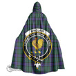 1stScotland Clothing - Sinclair Hunting Modern Clan Tartan Crest Unisex Hooded Cloak A7 | 1stScotland