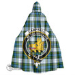 1stScotland Clothing - Campbell Dress Clan Tartan Crest Unisex Hooded Cloak A7 | 1stScotland