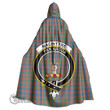 1stScotland Clothing - MacIntyre Ancient Clan Tartan Crest Unisex Hooded Cloak A7 | 1stScotland