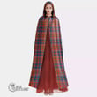 1stScotland Clothing - Cameron of Lochiel Ancient Tartan Unisex Hooded Cloak A7