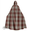 1stScotland Clothing - Cunningham Burgundy Dancers Tartan Unisex Hooded Cloak A7 | 1stScotland