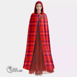 1stScotland Clothing - Rose Modern Clan Tartan Crest Unisex Hooded Cloak A7