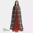 1stScotland Clothing - MacRae Hunting Weathered Clan Tartan Crest Unisex Hooded Cloak A7
