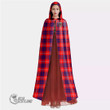 1stScotland Clothing - Hamilton Modern Clan Tartan Crest Unisex Hooded Cloak A7