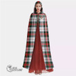 1stScotland Clothing - MacDuff Dress Modern Clan Tartan Crest Unisex Hooded Cloak A7