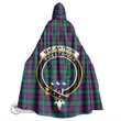1stScotland Clothing - MacArthur Milton Clan Tartan Crest Unisex Hooded Cloak A7 | 1stScotland
