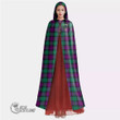 1stScotland Clothing - MacArthur Milton Clan Tartan Crest Unisex Hooded Cloak A7