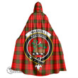 1stScotland Clothing - Maxwell Modern Clan Tartan Crest Unisex Hooded Cloak A7 | 1stScotland