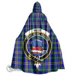 1stScotland Clothing - Weir Modern Clan Tartan Crest Unisex Hooded Cloak A7 | 1stScotland