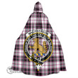 1stScotland Clothing - MacPherson Hunting Modern Clan Tartan Crest Unisex Hooded Cloak A7 | 1stScotland