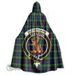 1stScotland Clothing - Sutherland Modern Clan Tartan Crest Unisex Hooded Cloak A7 | 1stScotland