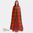 1stScotland Clothing - Cameron Modern Clan Tartan Crest Unisex Hooded Cloak A7