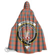 1stScotland Clothing - Robertson Ancient Clan Tartan Crest Unisex Hooded Cloak A7 | 1stScotland