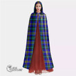 1stScotland Clothing - Weir Modern Clan Tartan Crest Unisex Hooded Cloak A7