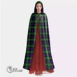 1stScotland Clothing - Sutherland Modern Clan Tartan Crest Unisex Hooded Cloak A7