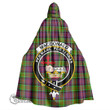 1stScotland Clothing - MacDonald of Clanranald Clan Tartan Crest Unisex Hooded Cloak A7 | 1stScotland
