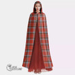 1stScotland Clothing - Robertson Weathered Tartan Unisex Hooded Cloak A7