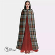 1stScotland Clothing - MacLeod of Harris Weathered Clan Tartan Crest Unisex Hooded Cloak A7