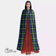1stScotland Clothing - Baillie Modern Tartan Unisex Hooded Cloak A7