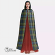 1stScotland Clothing - MacLellan Ancient Tartan Unisex Hooded Cloak A7