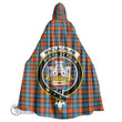 1stScotland Clothing - MacLachlan Ancient Clan Tartan Crest Unisex Hooded Cloak A7 | 1stScotland